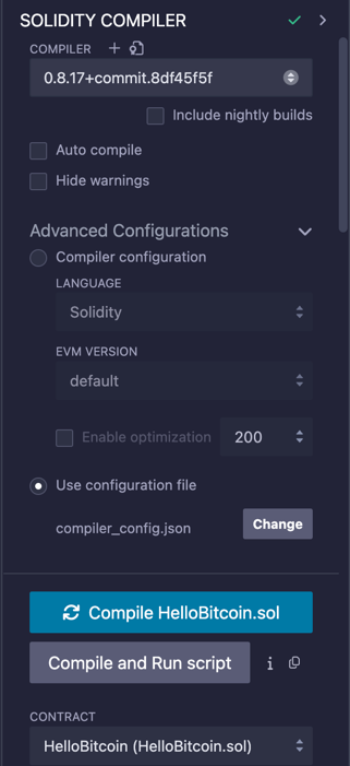 Advance remix configuration image